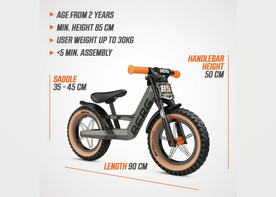 BERG Biky Trail Green [with handbrake] - Image 4