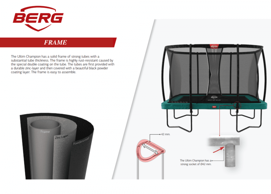 BERG Ultim Champion Grey + Safety Net Deluxe - Image 2