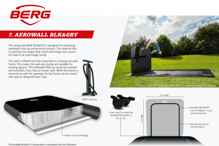 BERG Ultimate Elite Flatground + Aero Wall Grey - Image 2