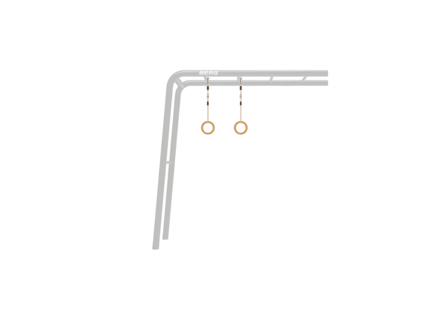BERG PlayBase Wooden Gym Rings - Image 5